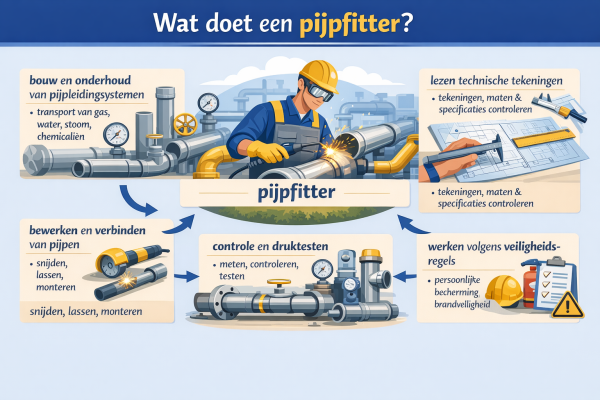 Alles over het beroep pijpfitter Wat doet een pijpfitter